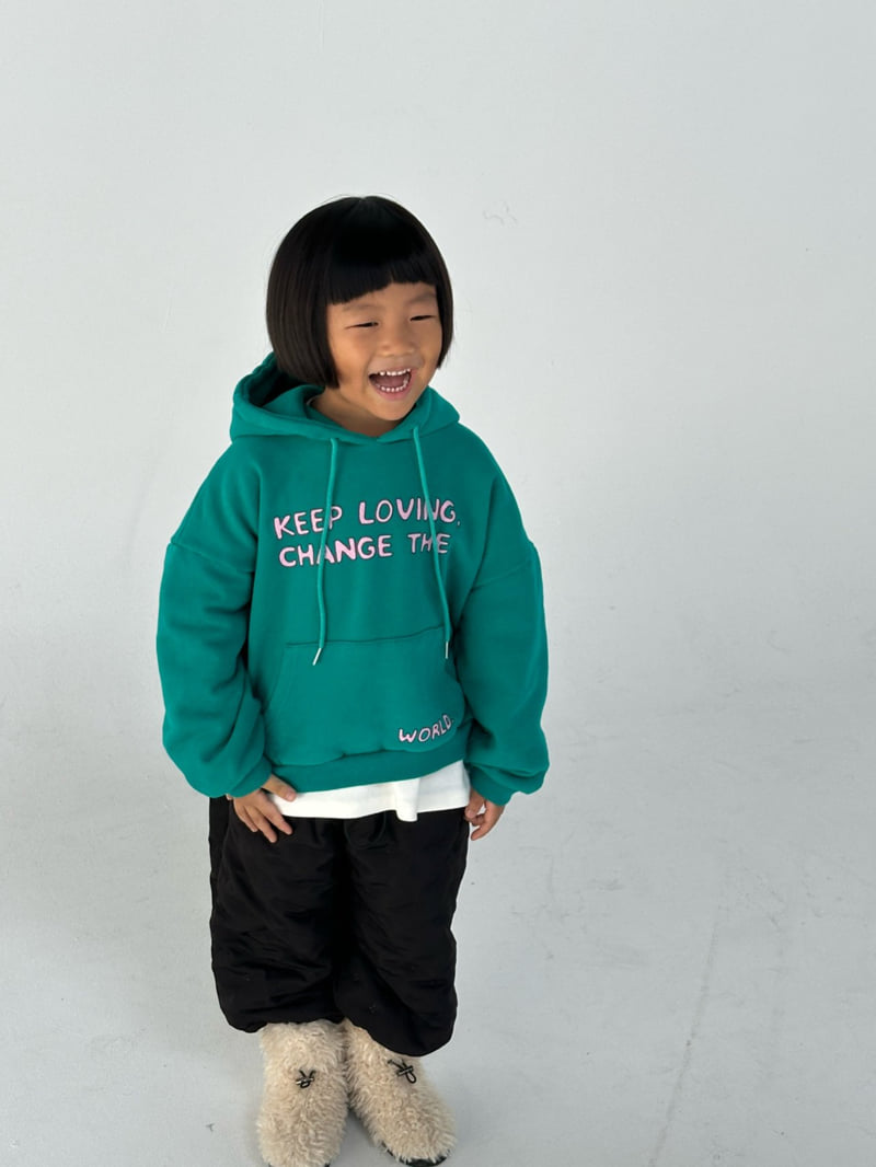 Little Normal - Korean Children Fashion - #kidsstore - Lettering Hoodie - 5