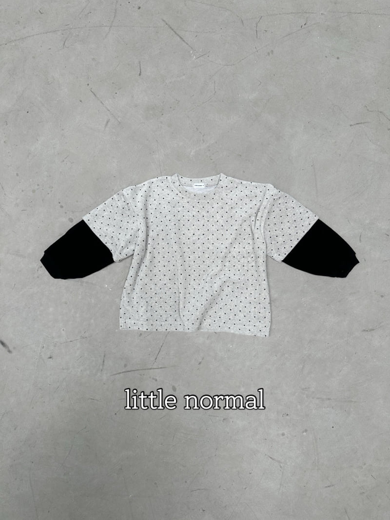 Little Normal - Korean Children Fashion - #kidsstore - Dot Layered Tee - 11