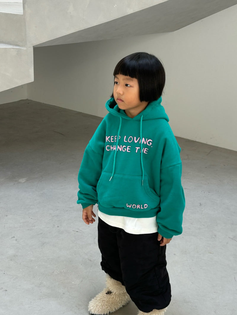 Little Normal - Korean Children Fashion - #kidzfashiontrend - Lettering Hoodie - 6