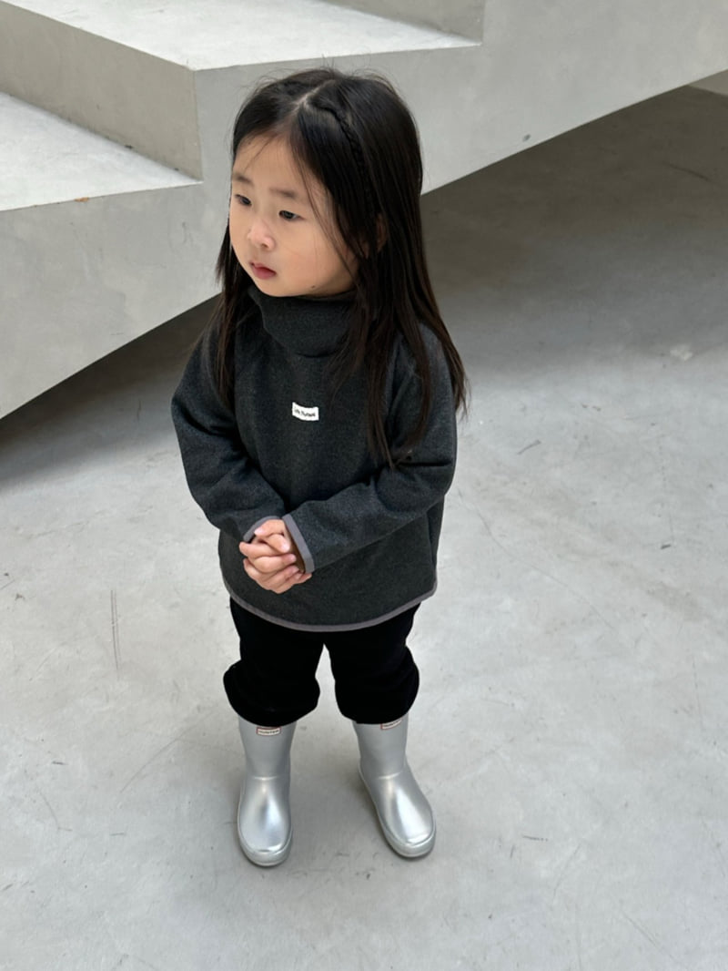 Little Normal - Korean Children Fashion - #kidzfashiontrend - High Neck Hoodie