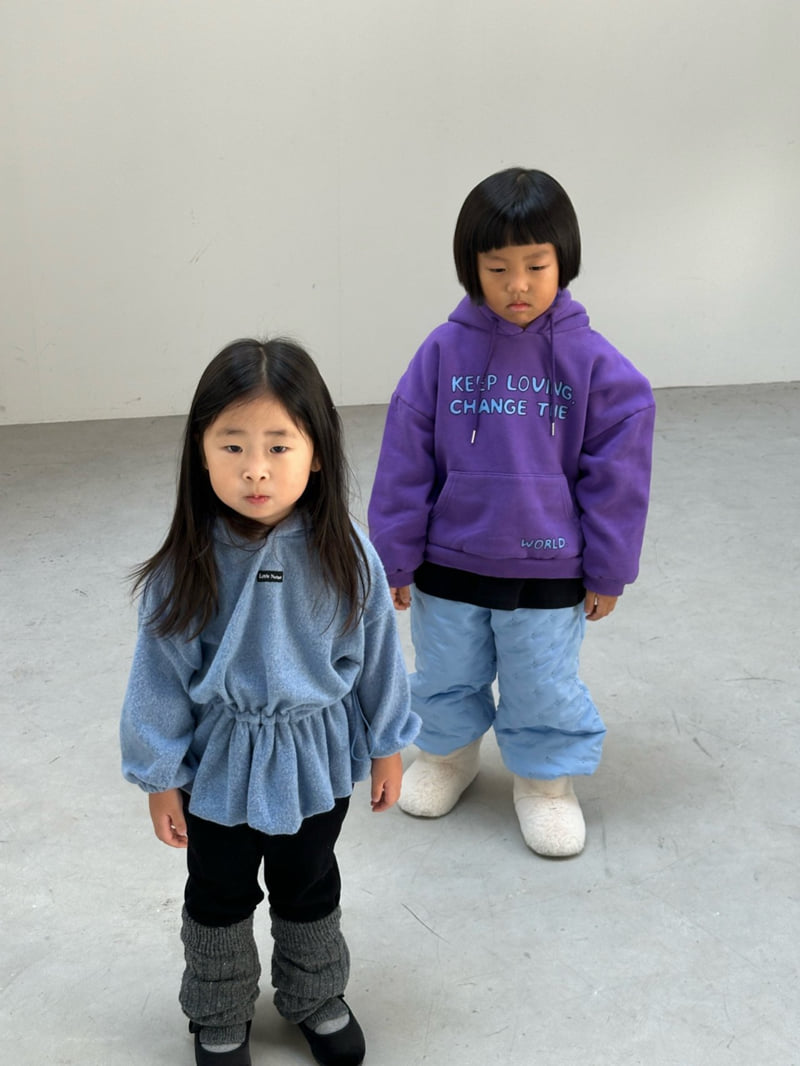 Little Normal - Korean Children Fashion - #littlefashionista - Lettering Hoodie - 8