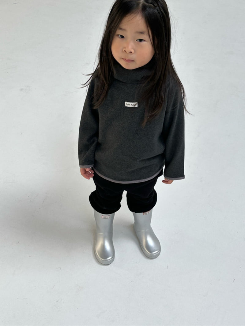 Little Normal - Korean Children Fashion - #littlefashionista - High Neck Hoodie - 3