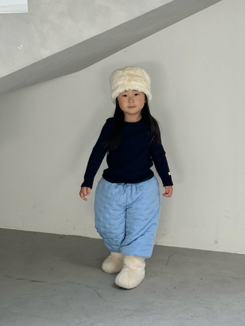 Little Normal - Korean Children Fashion - #magicofchildhood - Peach Ribbed Tee - 7