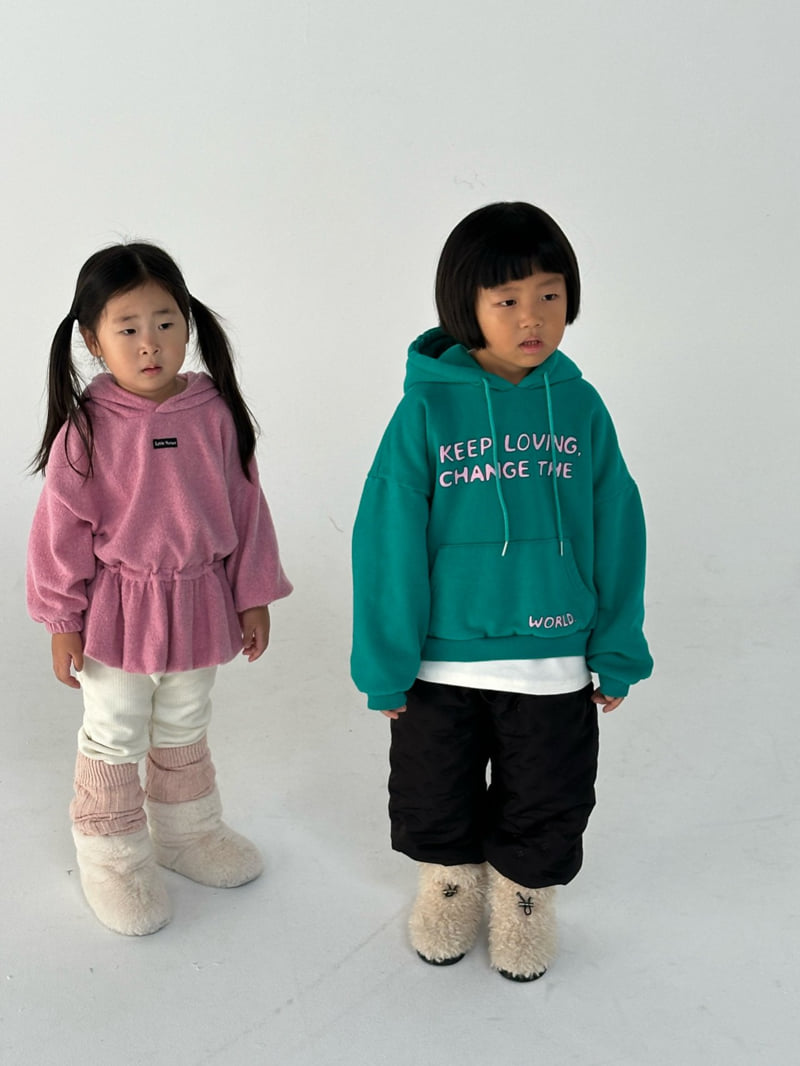 Little Normal - Korean Children Fashion - #magicofchildhood - Lettering Hoodie - 9