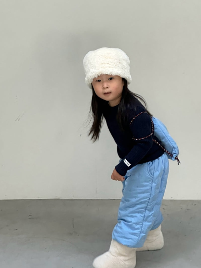 Little Normal - Korean Children Fashion - #minifashionista - Peach Ribbed Tee - 8