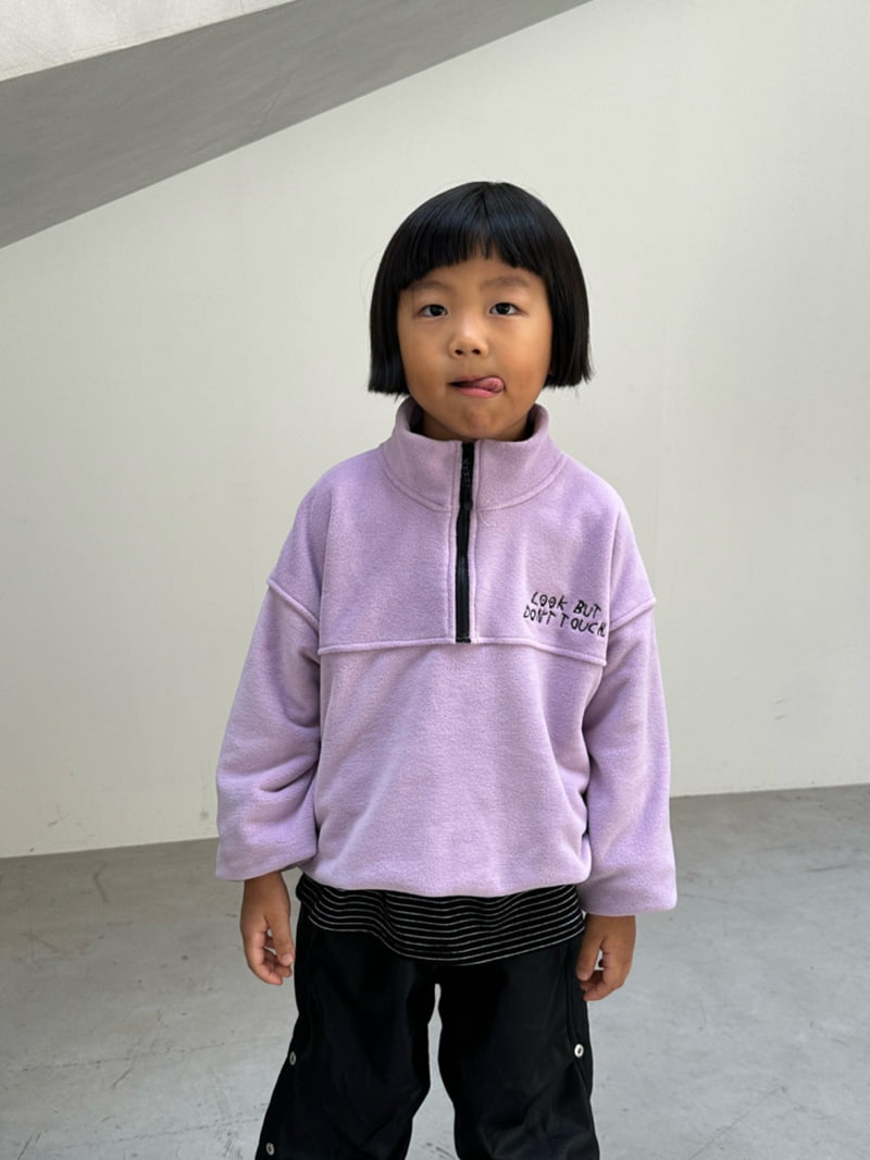 Little Normal - Korean Children Fashion - #minifashionista - Fleece Half Zip-Up - 7