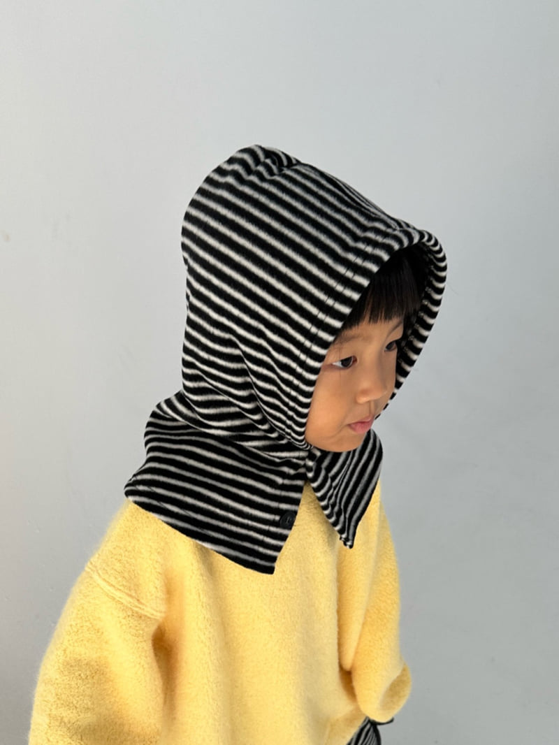 Little Normal - Korean Children Fashion - #minifashionista - Striped Fleece Cargo Pants - 6