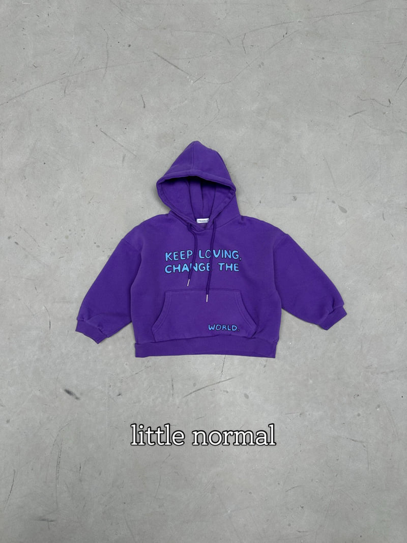 Little Normal - Korean Children Fashion - #minifashionista - Lettering Hoodie - 10