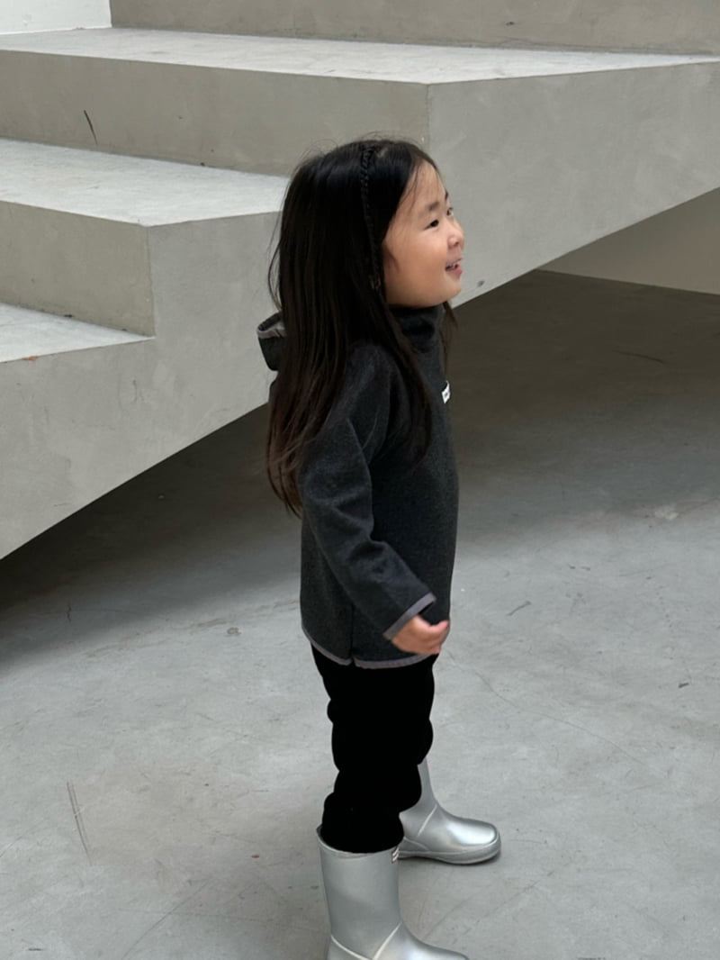 Little Normal - Korean Children Fashion - #prettylittlegirls - High Neck Hoodie - 6