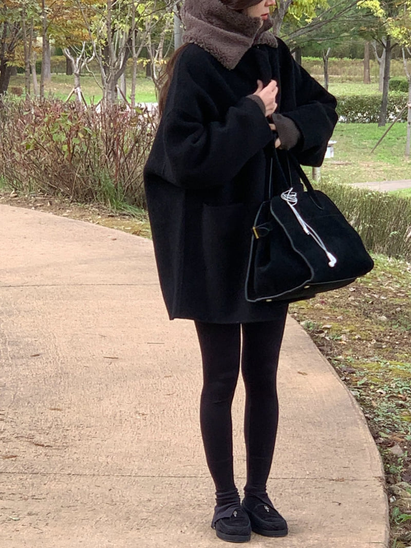 Logarden - Korean Women Fashion - #momslook - Warm Slit Leggings - 6