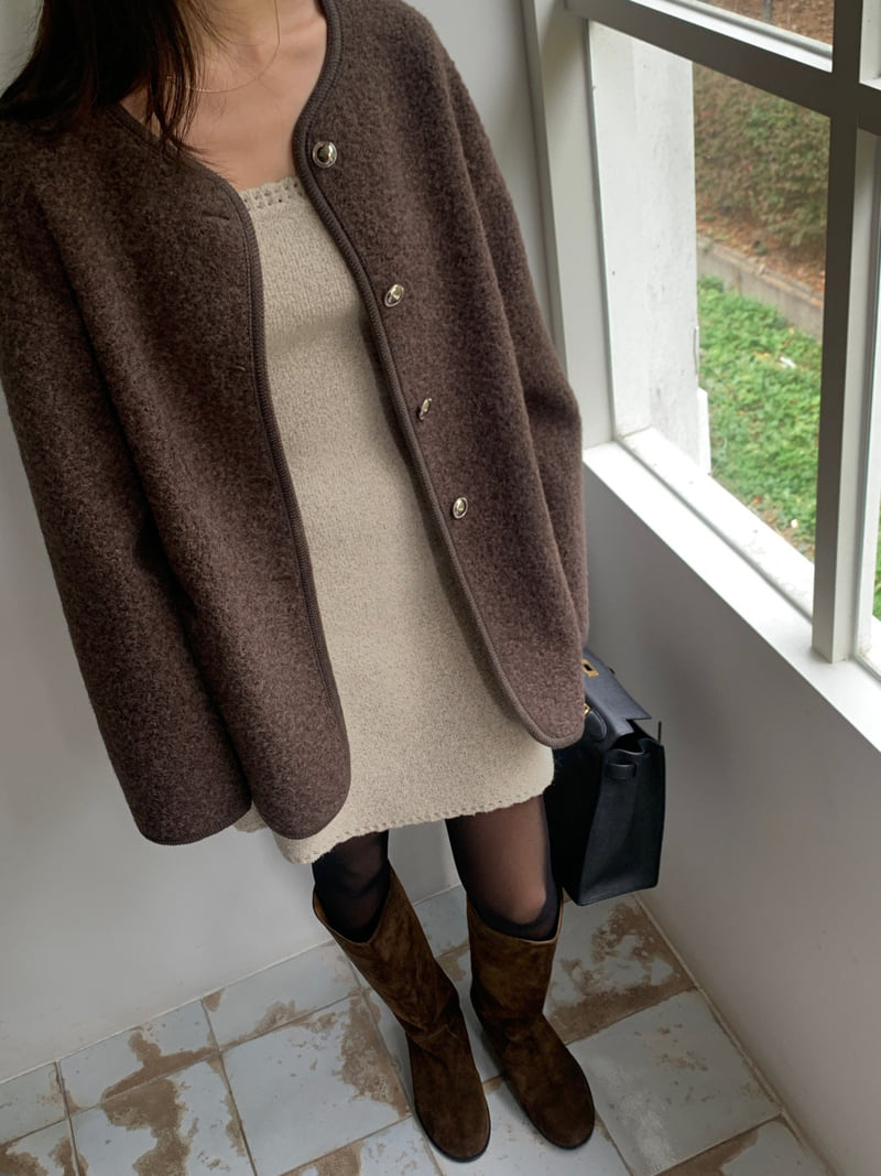 Logarden - Korean Women Fashion - #momslook - Button More Jacket - 6