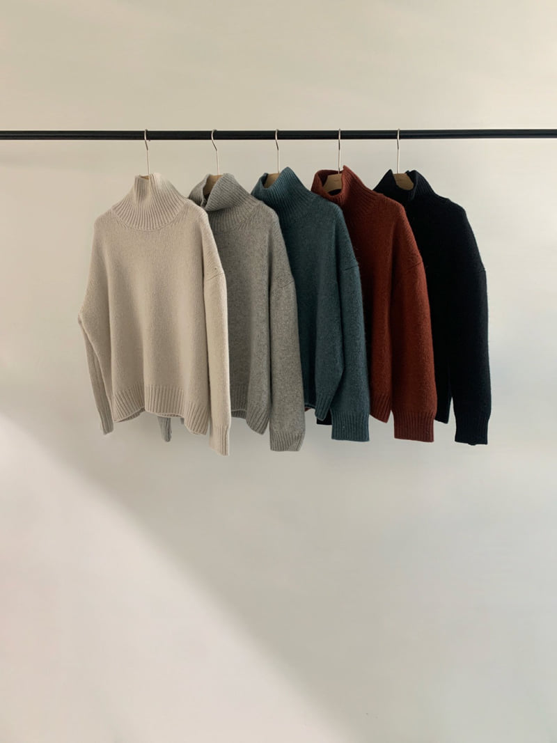 Logarden - Korean Women Fashion - #momslook - Baby Turtleneck Knit