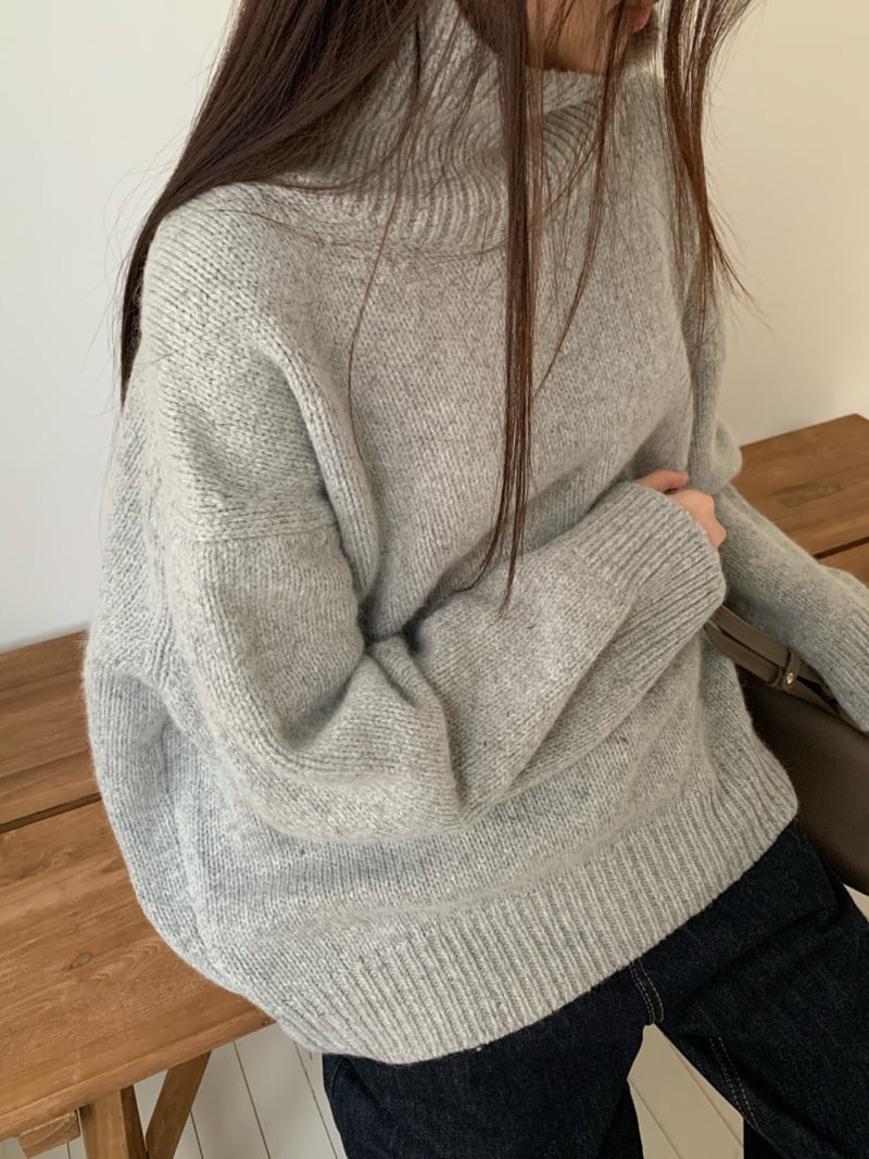 Logarden - Korean Women Fashion - #momslook - Baby Turtleneck Knit - 11