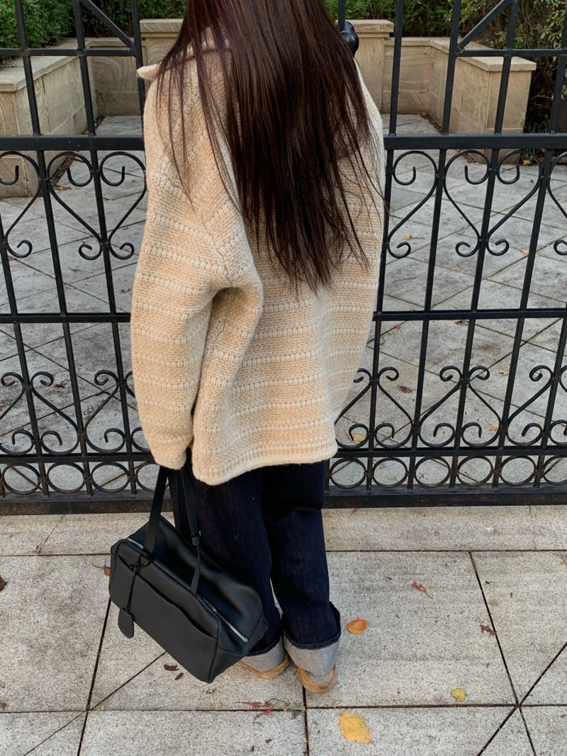 Logarden - Korean Women Fashion - #momslook - Loose Pocket Cardigan - 10