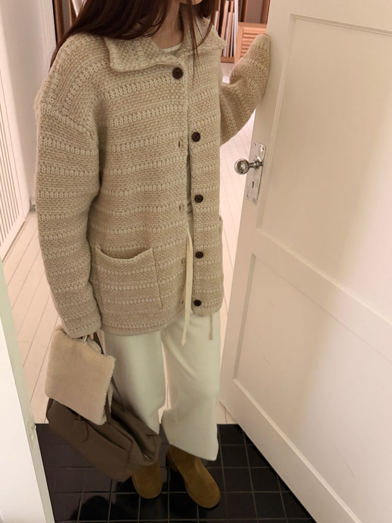 Logarden - Korean Women Fashion - #momslook - Loose Pocket Cardigan - 8