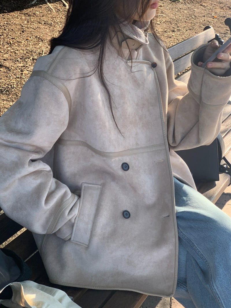 Logarden - Korean Women Fashion - #momslook - Enough Mustang Jacket - 5