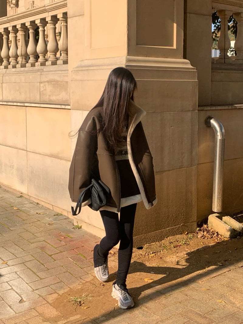 Logarden - Korean Women Fashion - #momslook - Mind Mustang Jacket - 11