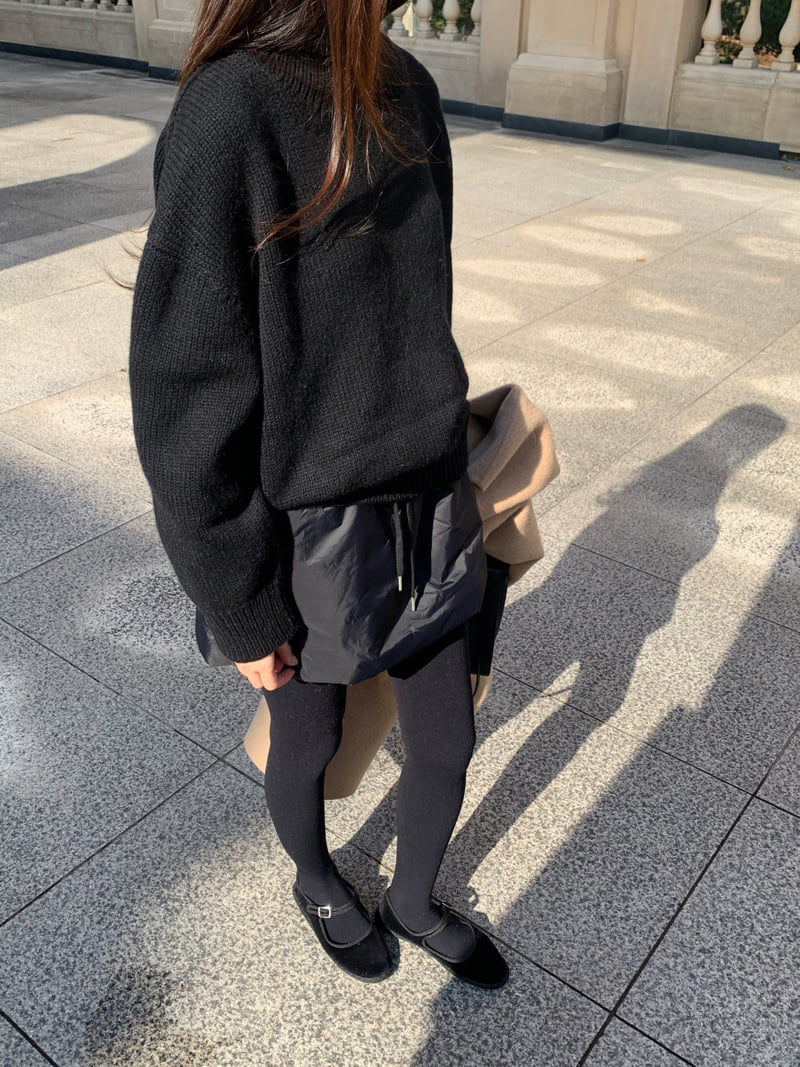 Logarden - Korean Women Fashion - #momslook - Padded Banding Skirt - 8