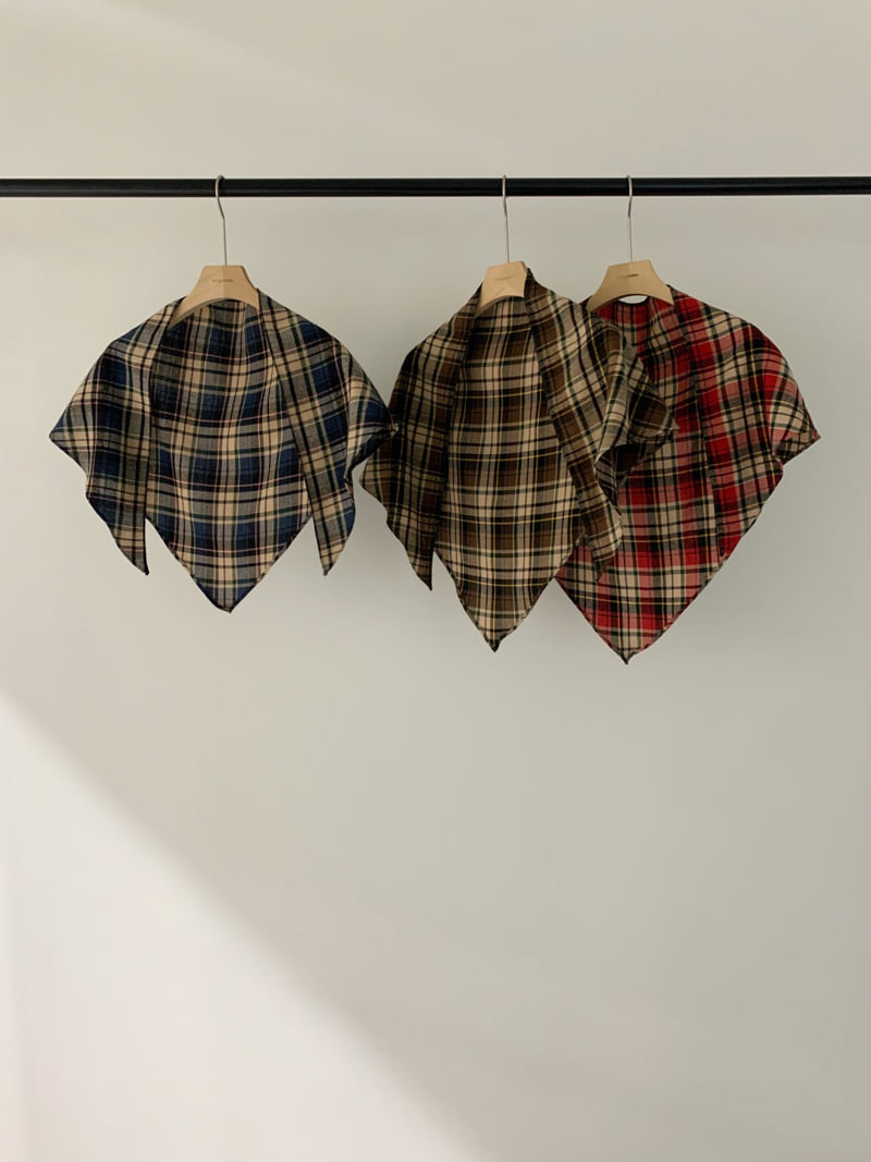 Logarden - Korean Women Fashion - #momslook - Check Scarf