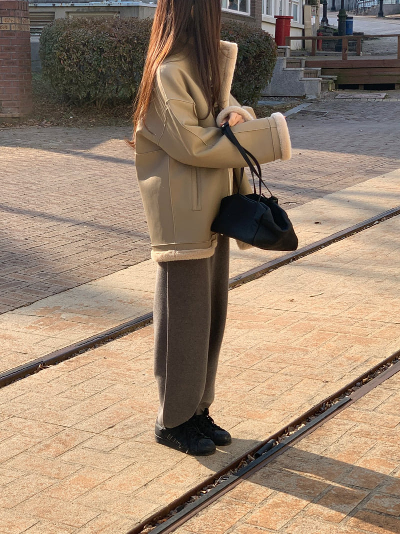 Logarden - Korean Women Fashion - #momslook - More Knit Pants - 7