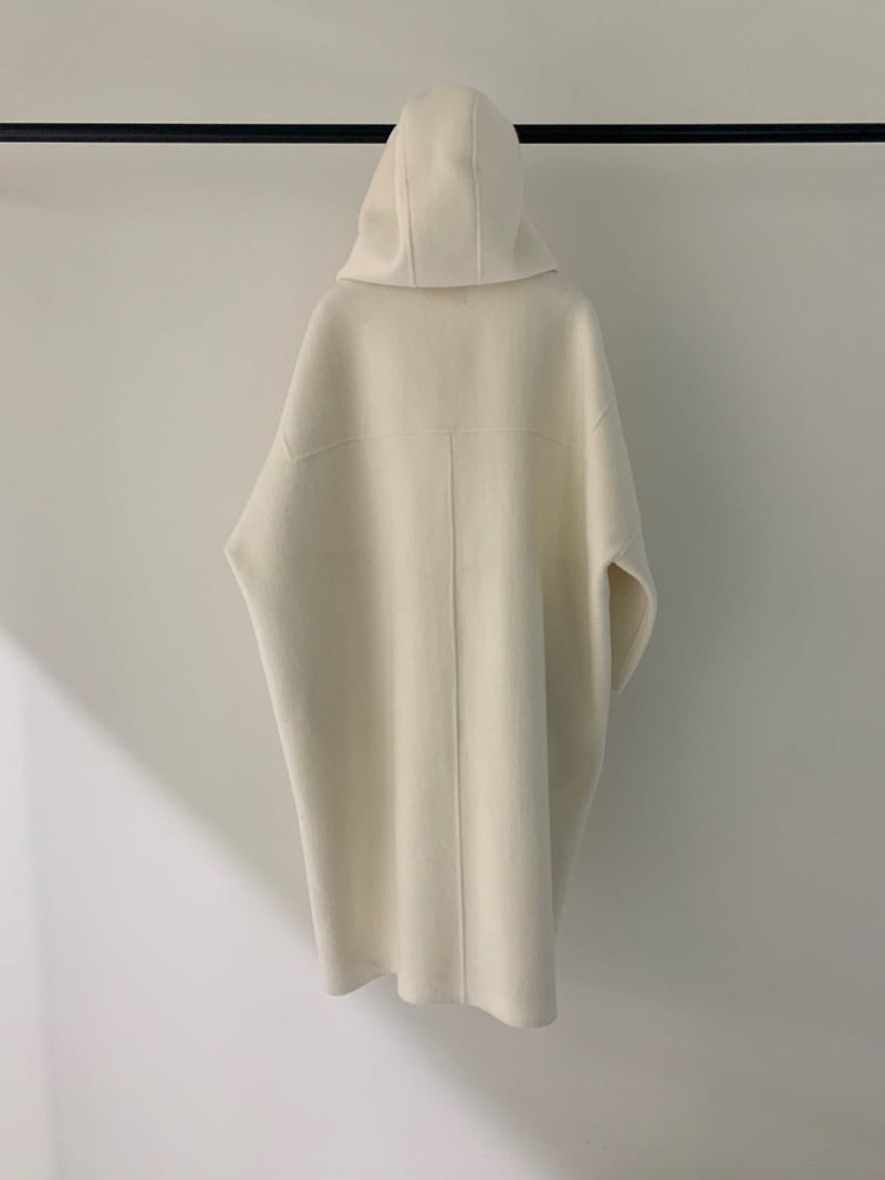 Logarden - Korean Women Fashion - #thelittlethings - Alpaca Hood Long Coat - 4