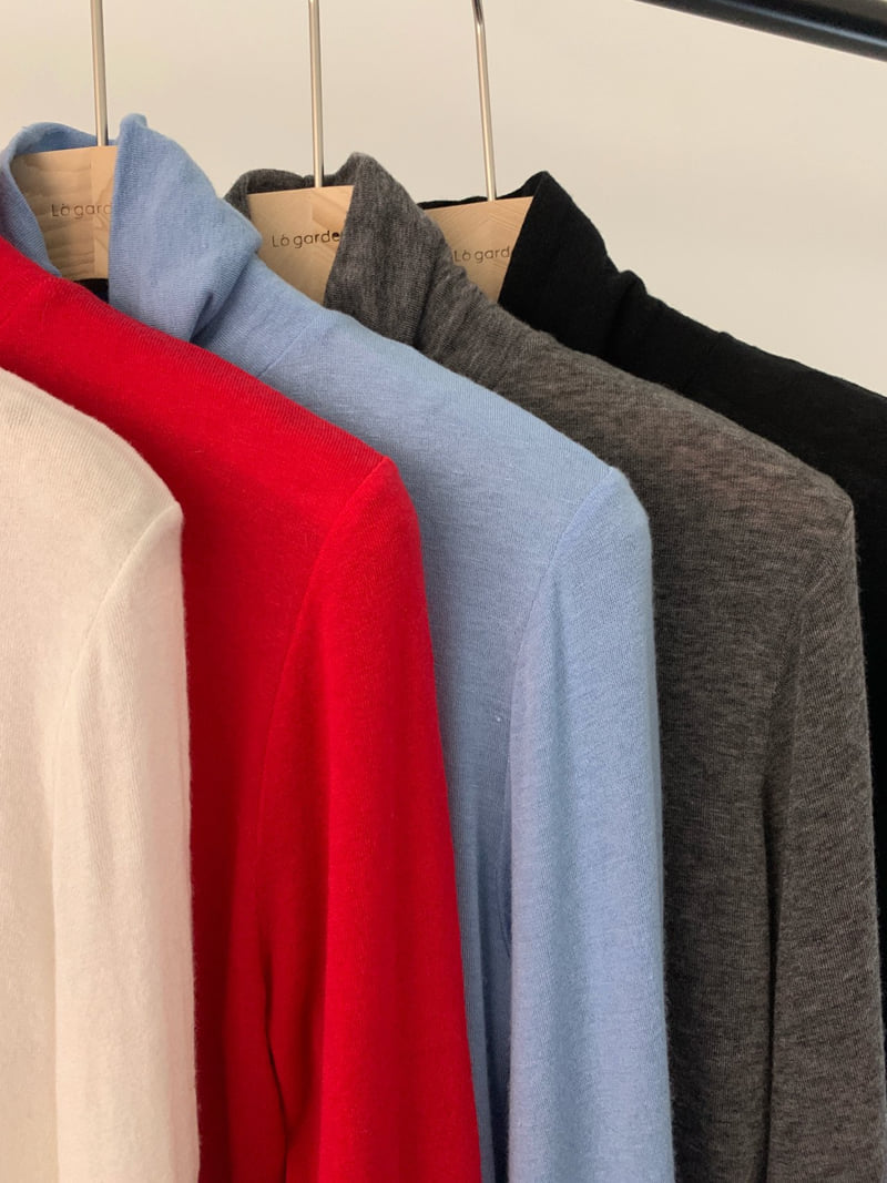 Logarden - Korean Women Fashion - #pursuepretty - Mellow Turtleneck Tee - 2