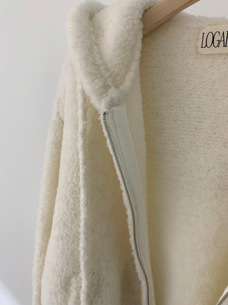 Logarden - Korean Women Fashion - #shopsmall - Snowbell Hood Cardigan - 7