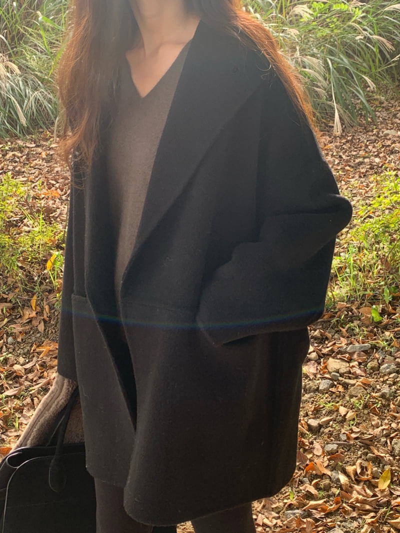 Logarden - Korean Women Fashion - #womensfashion - Yak Wool Half Coat - 10