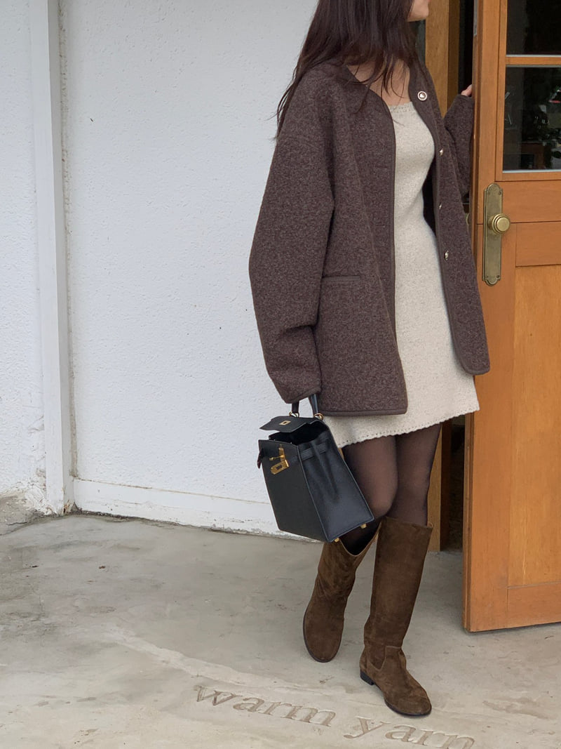 Logarden - Korean Women Fashion - #womensfashion - Button More Jacket - 7