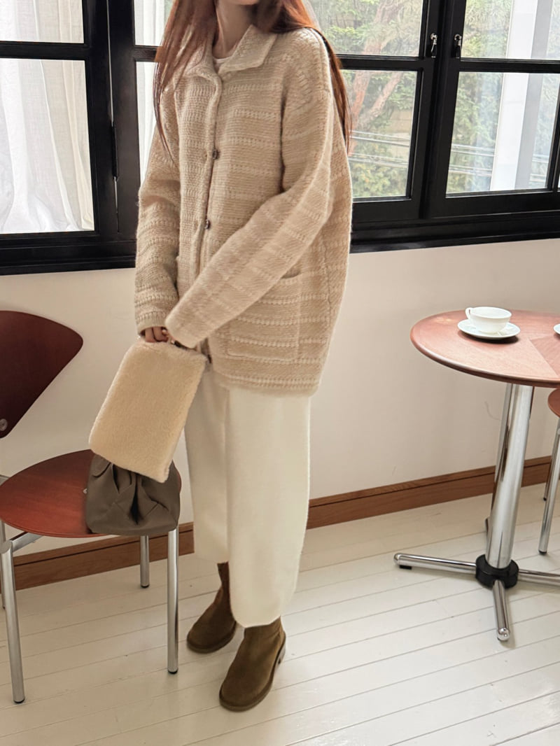 Logarden - Korean Women Fashion - #womensfashion - Loose Pocket Cardigan - 9