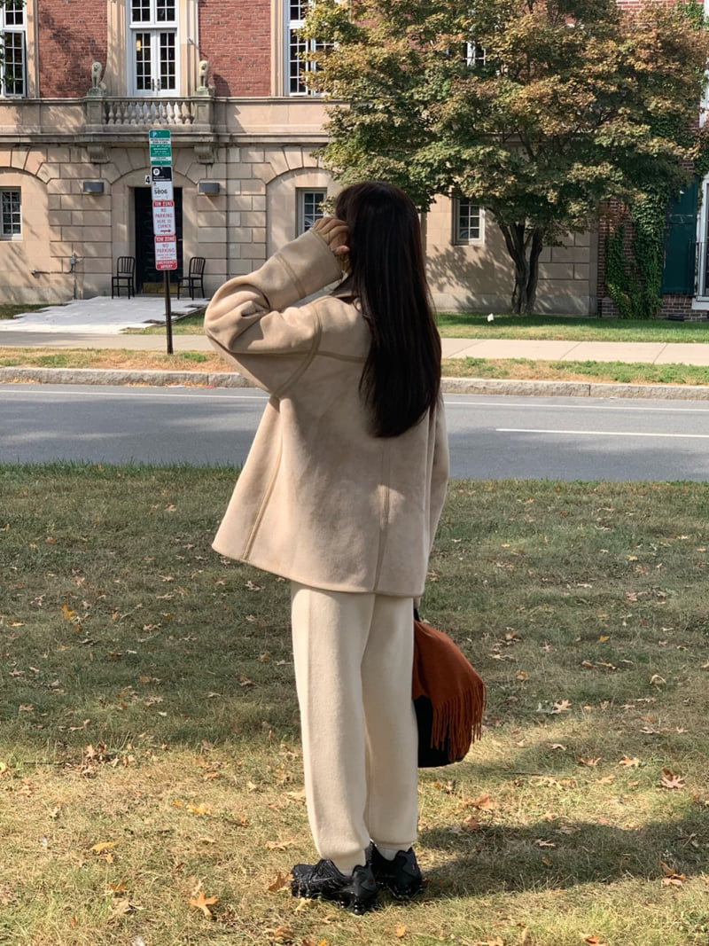 Logarden - Korean Women Fashion - #momslook - Enough Mustang Jacket - 4