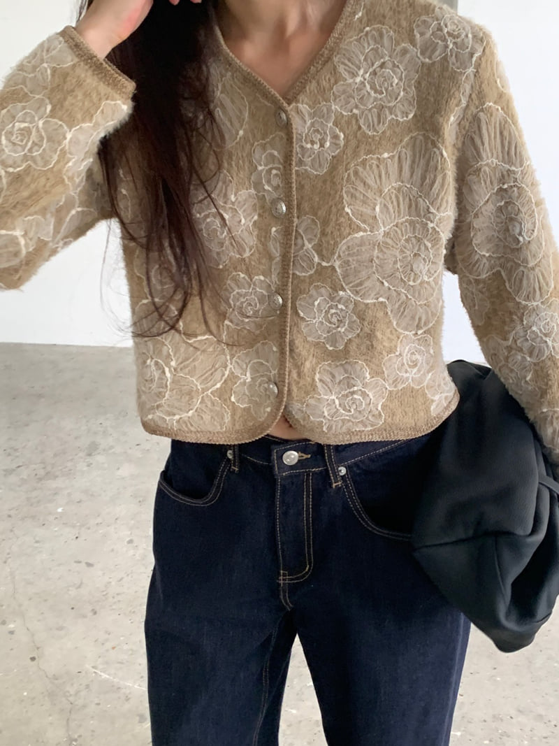 Logarden - Korean Women Fashion - #womensfashion - Mauve Cardigan - 7