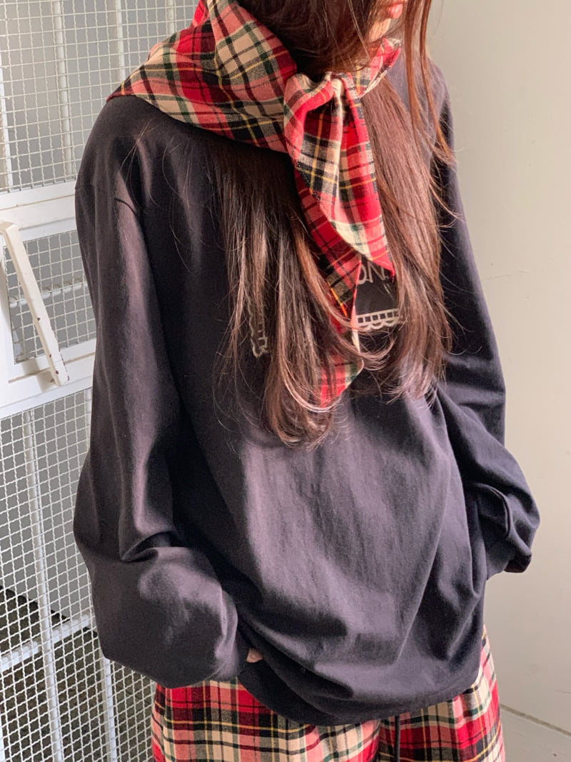 Logarden - Korean Women Fashion - #womensfashion - Check Scarf - 6