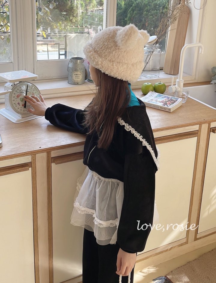 Love Rosie - Korean Children Fashion - #Kfashion4kids - Sailor Collar Velour Set