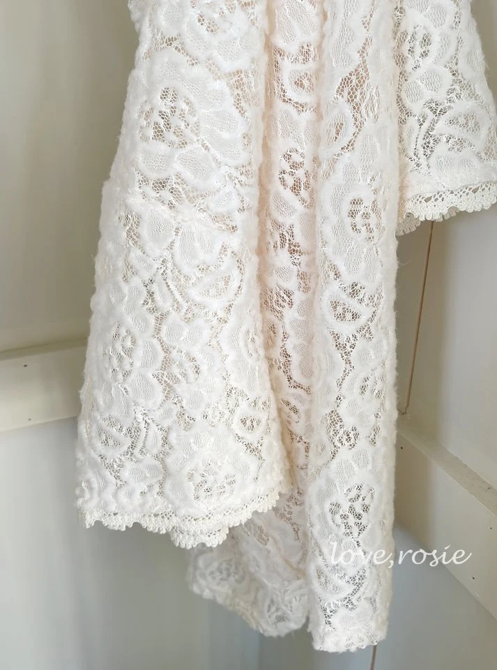 Love Rosie - Korean Children Fashion - #Kfashion4kids - Fleece Lace Short Sleeve Tee - 2