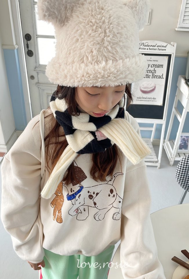 Love Rosie - Korean Children Fashion - #childrensboutique - Dalmatian Fleece Sweatshirt - 2