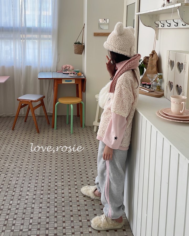 Love Rosie - Korean Children Fashion - #childrensboutique - Fleece Lace Short Sleeve Tee - 9