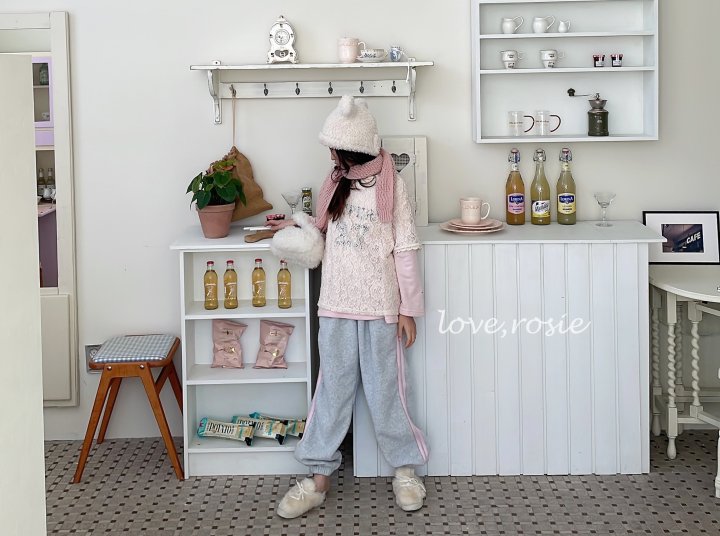 Love Rosie - Korean Children Fashion - #designkidswear - Fleece Lace Short Sleeve Tee - 10