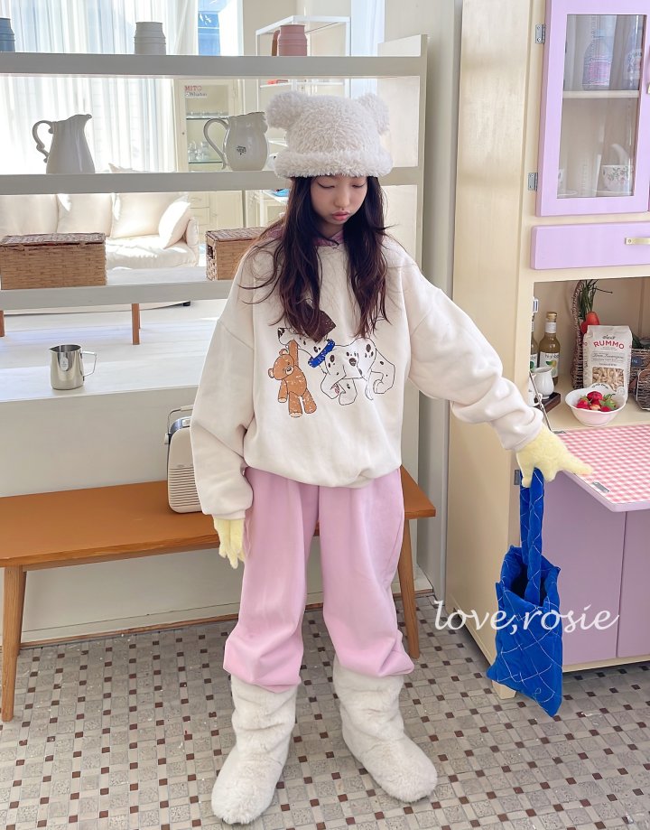Love Rosie - Korean Children Fashion - #designkidswear - Dalmatian Fleece Sweatshirt - 4
