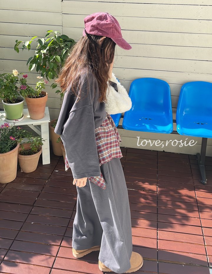 Love Rosie - Korean Children Fashion - #discoveringself - Girl Group Wide Fleece Set - 8