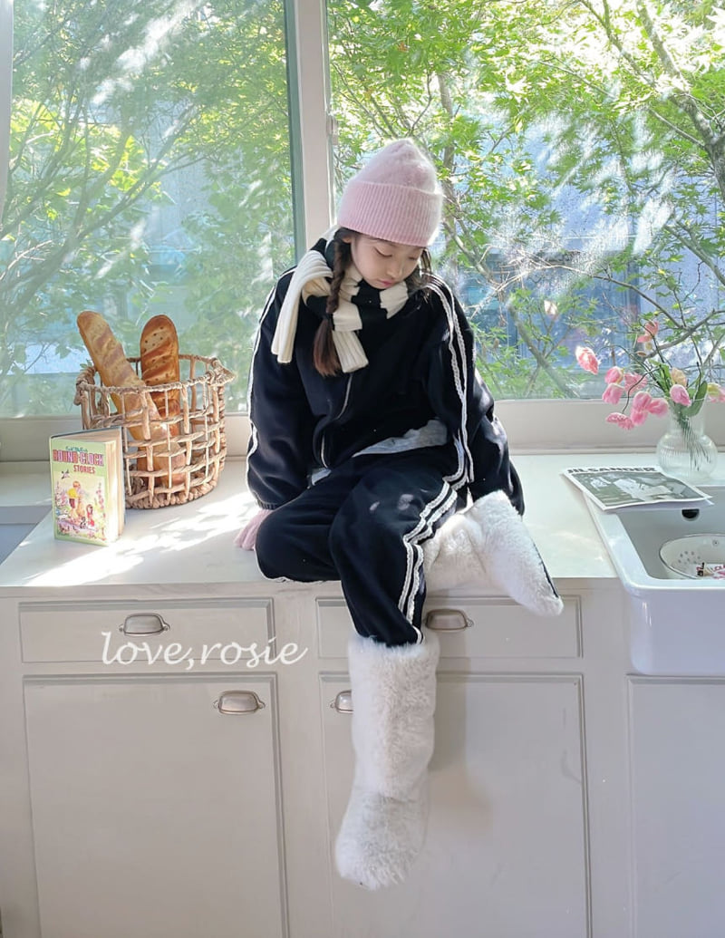 Love Rosie - Korean Children Fashion - #fashionkids - Eyelet Lace Track Set - 11