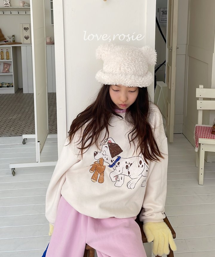Love Rosie - Korean Children Fashion - #fashionkids - Dalmatian Fleece Sweatshirt - 5