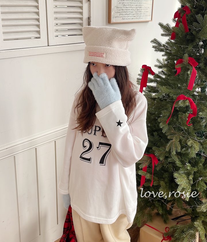 Love Rosie - Korean Children Fashion - #kidsshorts - Super Fleece Loose Tee