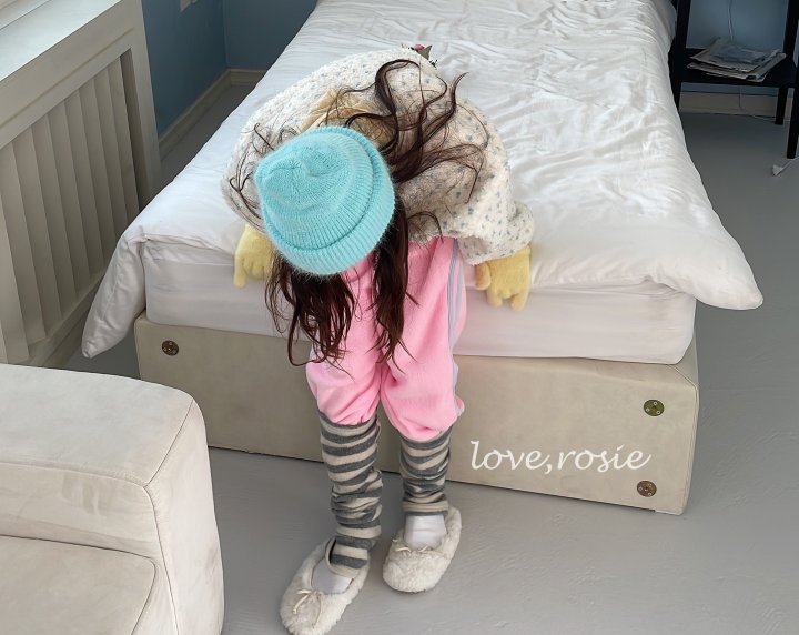 Love Rosie - Korean Children Fashion - #kidsshorts - Stripe Angora Warm Warmer - 5