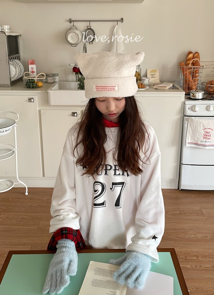 Love Rosie - Korean Children Fashion - #kidsstore - Super Fleece Loose Tee - 2