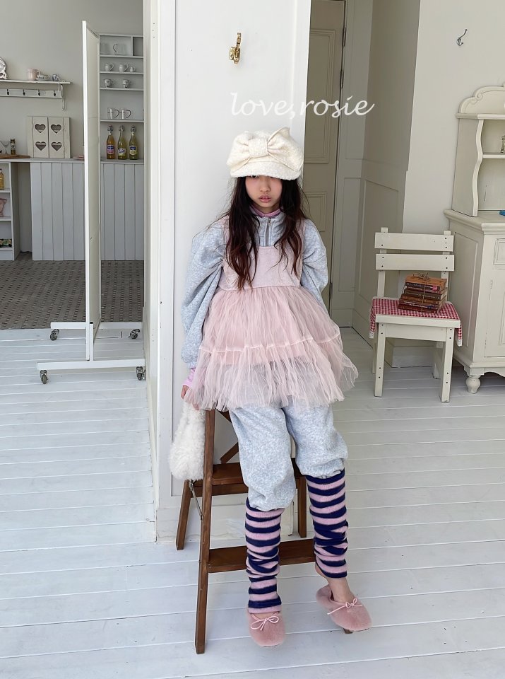 Love Rosie - Korean Children Fashion - #kidsstore - Stripe Angora Warm Warmer - 6