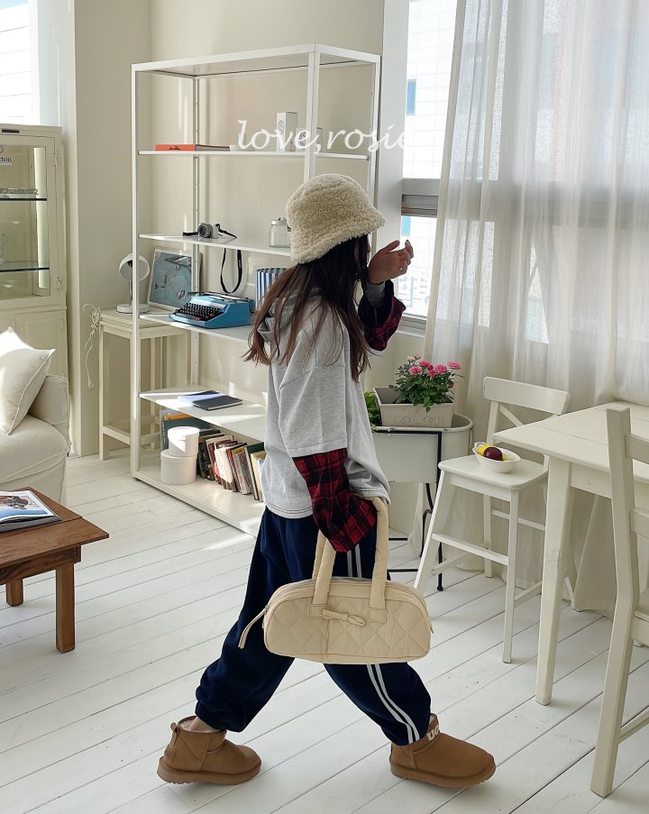 Love Rosie - Korean Children Fashion - #kidzfashiontrend - Candy Tape Fleece Jogger Pants - 9