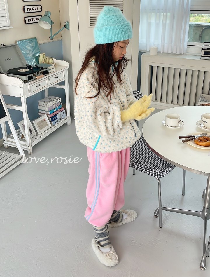 Love Rosie - Korean Children Fashion - #magicofchildhood - Candy Tape Fleece Jogger Pants - 12