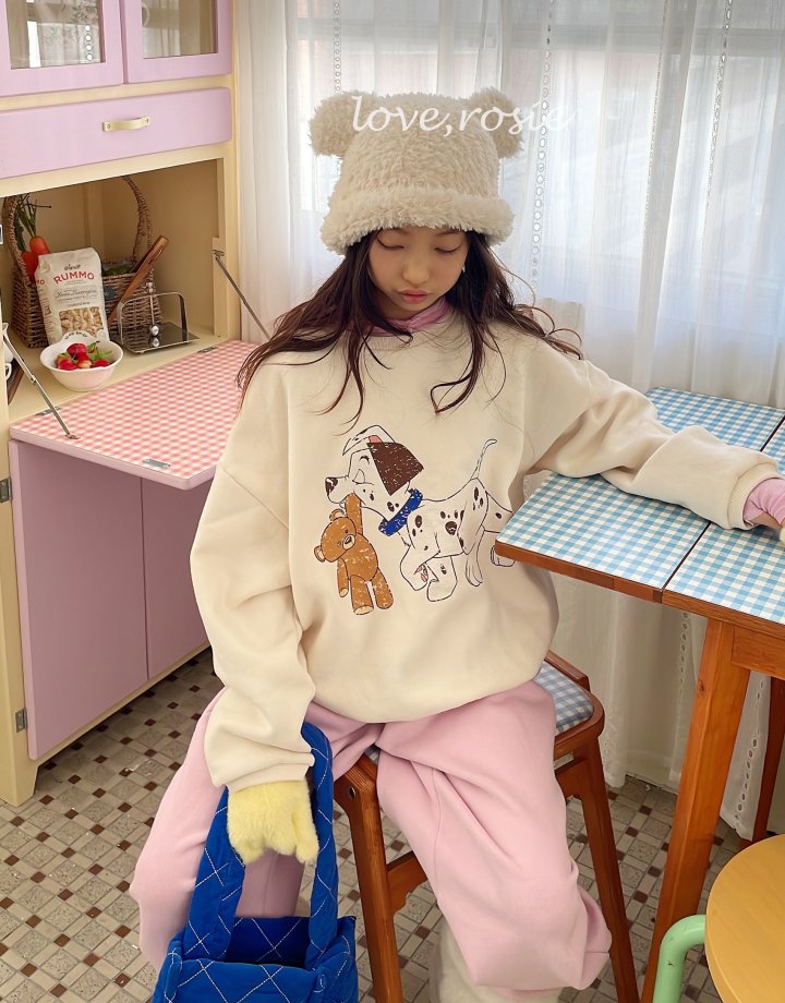 Love Rosie - Korean Children Fashion - #minifashionista - Dalmatian Fleece Sweatshirt - 12
