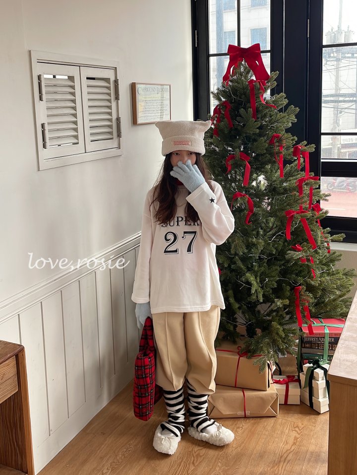 Love Rosie - Korean Children Fashion - #prettylittlegirls - Super Fleece Loose Tee - 8